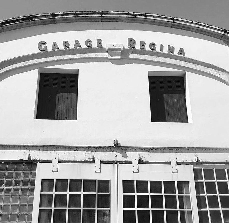 Détails façade Garage Regina à Biarritz