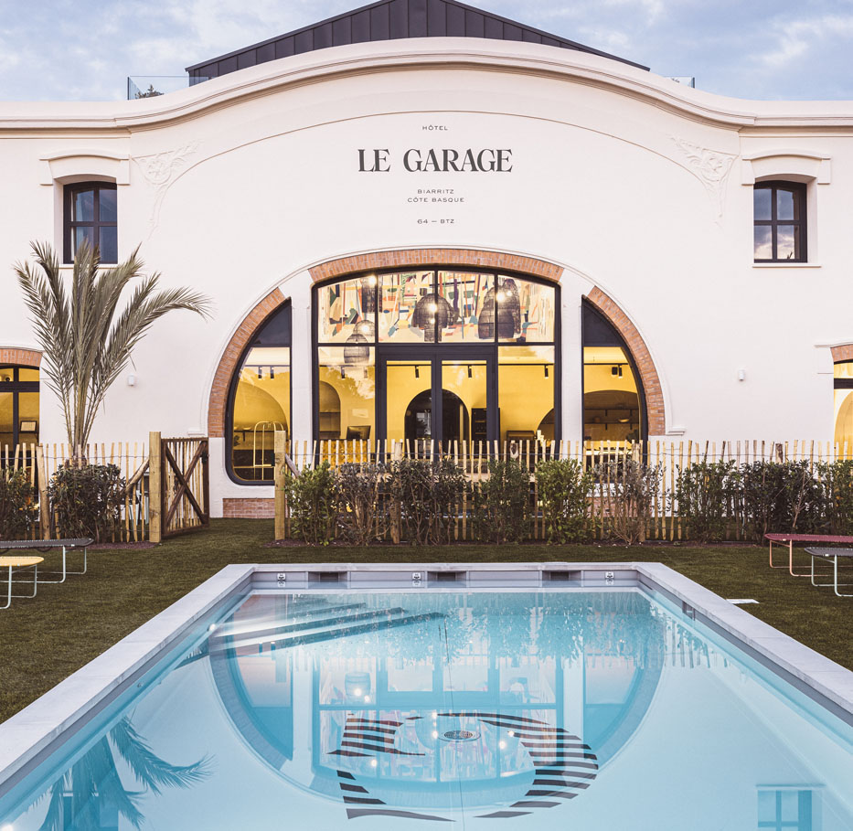 Le Garage Regina à l'époque à Biarritz