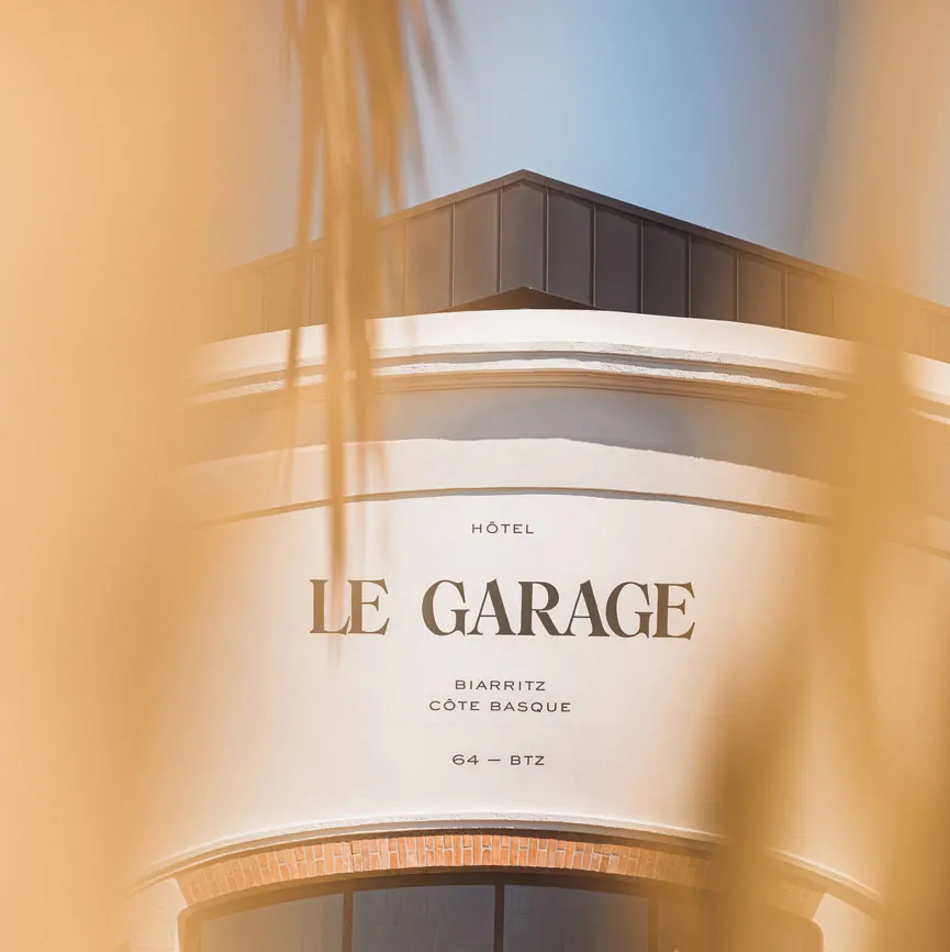 Façade Le Garage Regina à l'époque - Biarritz
